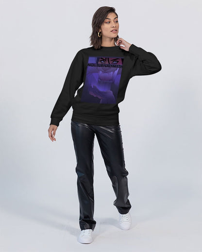 Nocturnal Myth Unisex Dark Purple Crewneck Sweatshirt