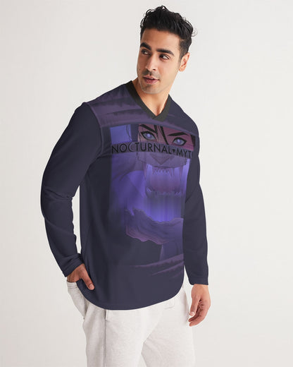 Nocturnal Myth Men's Long Sleeve Sports Jersey