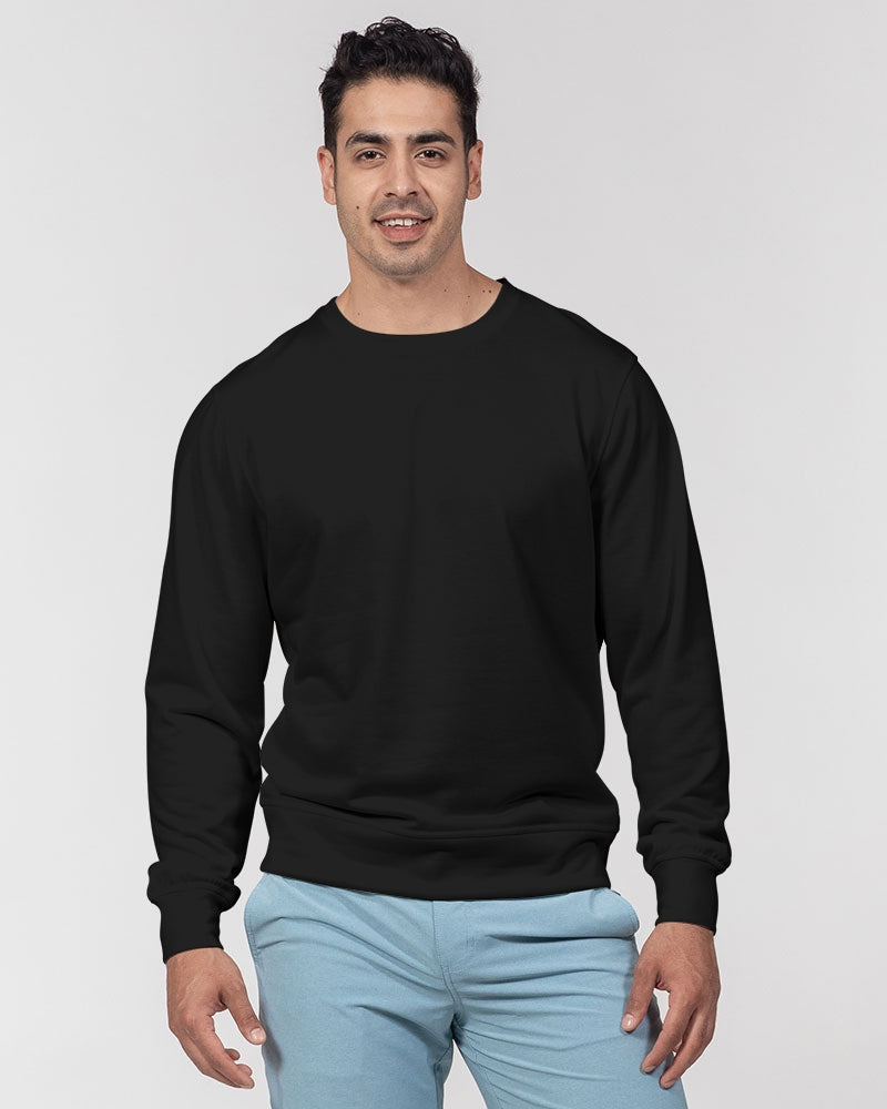 SolarAsh Men's Classic French Terry Crewneck Pullover