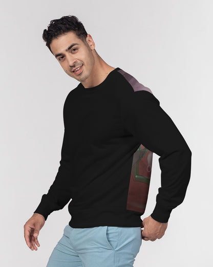 SolarAsh Men's Classic French Terry Crewneck Pullover