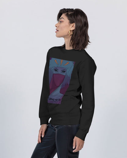 Drift Queen Unisex Dark Gray Crewneck Sweatshirt