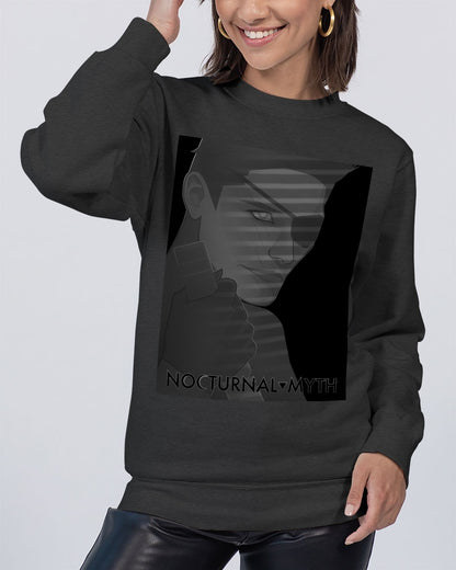 Solid Snake Unisex Dark Gray Crewneck Sweatshirt