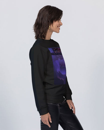 Nocturnal Myth Unisex Dark Purple Crewneck Sweatshirt