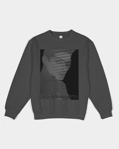 Solid Snake Unisex Dark Gray Crewneck Sweatshirt