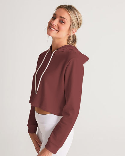 Nocturnal Myth Blood Orange Women's Cropped Hoodie