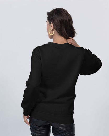 Solar Ash Unisex Black Crewneck Sweatshirt